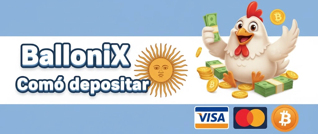 Cómo depositar y retirar en el casino BalloniX